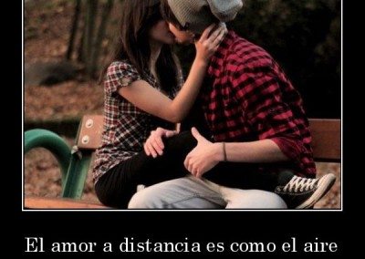 Fotos de Amor: El amor a distancia es como el aire