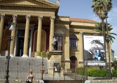 Teatro Massimo, en la Piazza Verdi