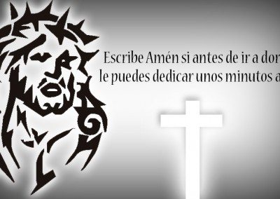 Amén si puedes dedicar unos minutos a Dios