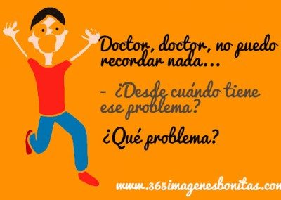 Doctor no puedo recordar nada