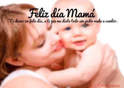 Feliz día mamá