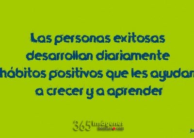 Frases positivas, las personas exitosas ...