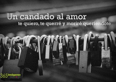 Imagen de Candado al amor, Te quiero