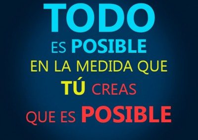 Todo es posible....