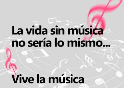 La vida sin la música