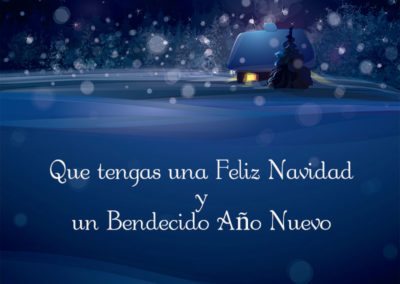 Feliz navidad y bendecido año