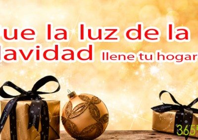 La luz de la navidad