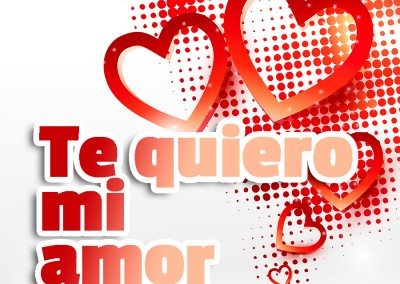 Por San Valentín mensajes de amor con corazones