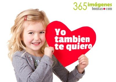 yo también te quiero, corazón de San Valentín