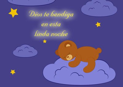 Dios te bendiga esta linda noche