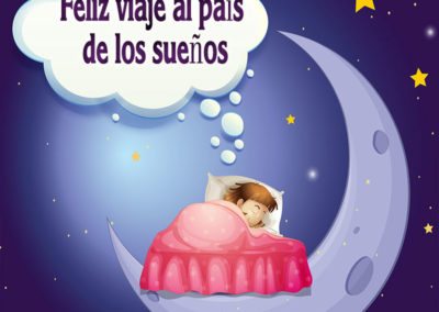 Buenas noches - Feliz viaje al país de los sueños