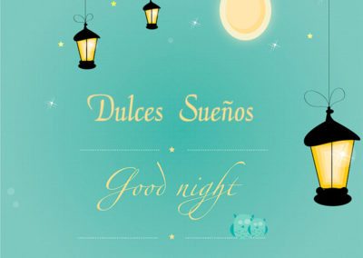 Buenas noches - Good night