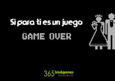 Imágenes de desamor GAME OVER