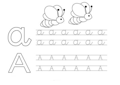 ABC Letras para pintar y escribir