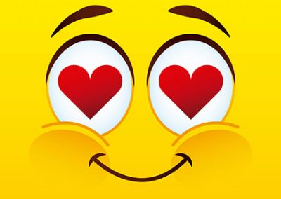 Me siento enamorada, imágenes emoji
