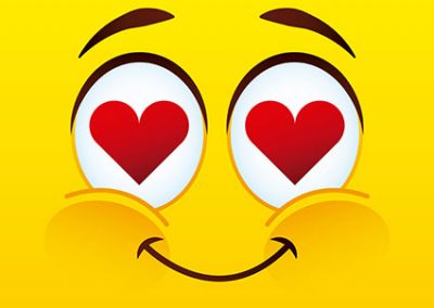 Me siento enamorada, imágenes emoji