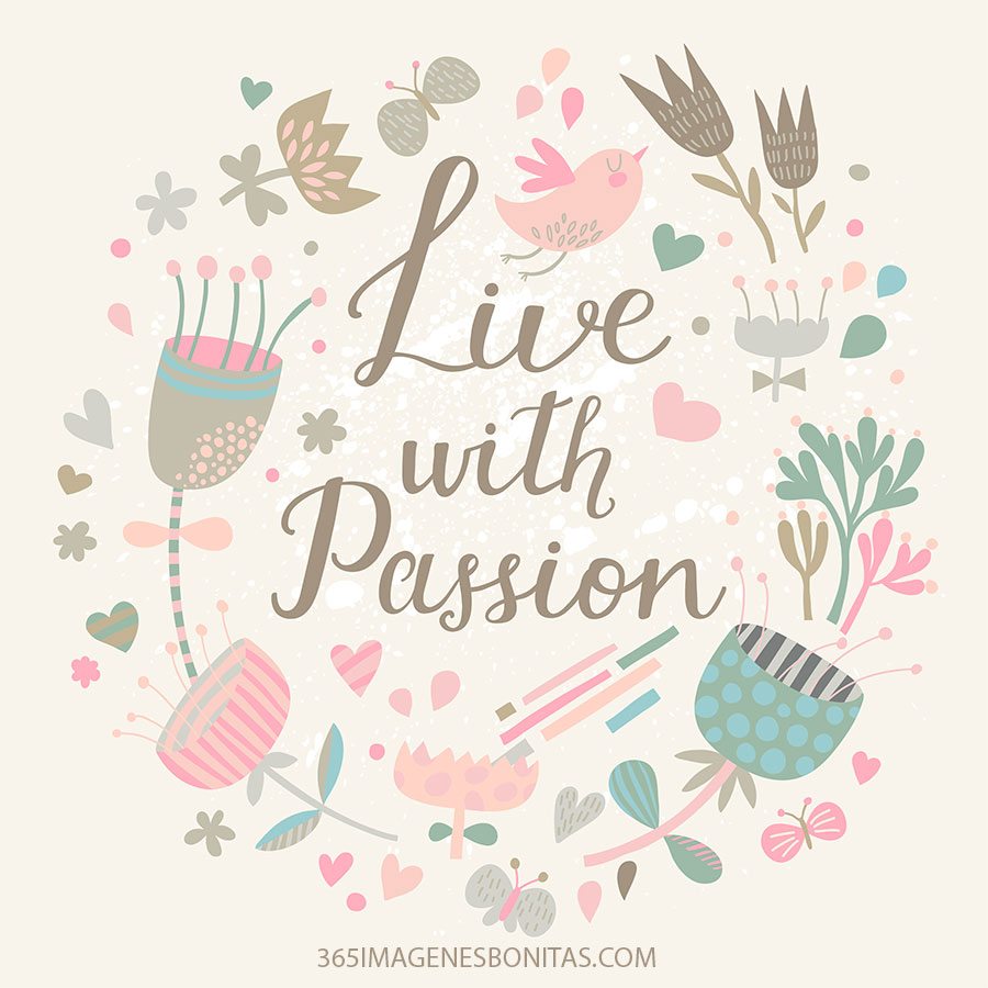 Live with passion