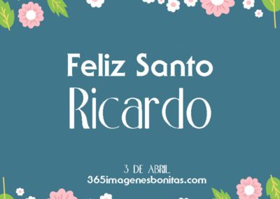 Feliz Santo Ricardo