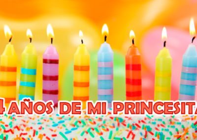 4 Años de mi princesa