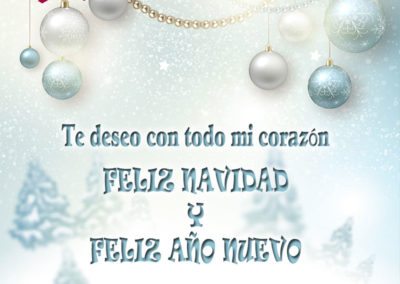 Tarjetas de navidad, Con mi corazón feliz navidad-y-año-nuevo