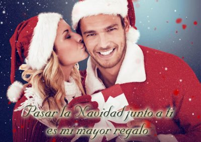 La navidad junto a ti es mi mayor regalo