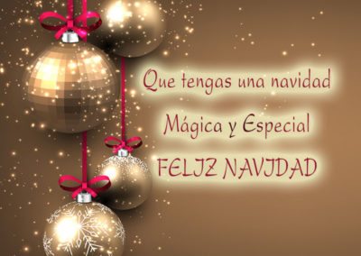 Mágica y especial Navidad, bolas de navidad