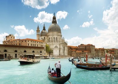 Gran canal Venecia y Basilica-santa-maria-della-salutae