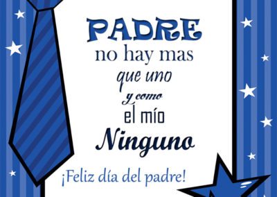 Como mi papa ninguno, bonita frase para el día del padre