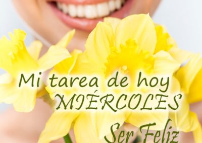 Ser feliz el miércoles