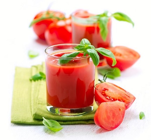 Gazpacho de tomate con espárrago