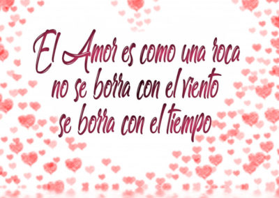 dedicatorias de amor con corazones