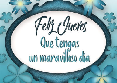 flores feliz jueves