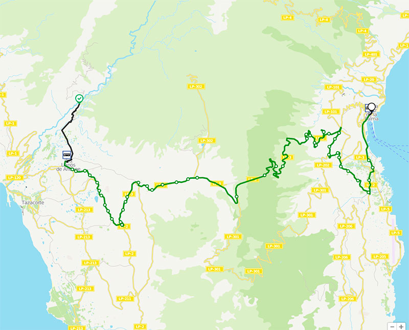 como ir a la caldera de taburiente