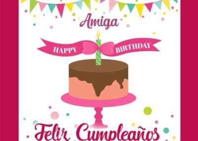 bonitas imágenes para felicitar a una amiga