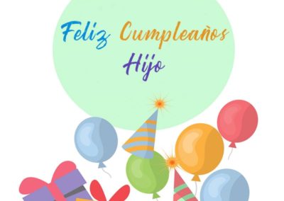 feliz cumpleaños hijo