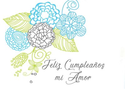 feliz cumpleaños mi amor