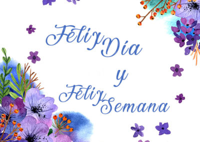 imagenes de feliz dia con flores-lilas