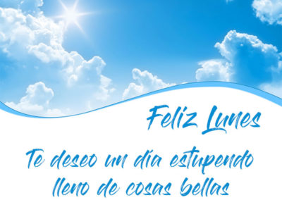 imagenes de feliz lunes nubes