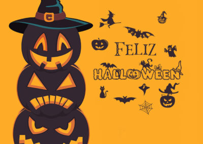 imagenes de feliz halloween con calabazas