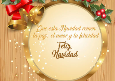 imagenes de navidad con campanas doradas 2020