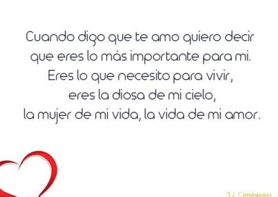 Frases que matan de amor a una mujer < cuando digo te amo >