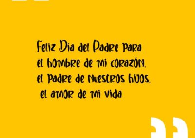 feliz dia del padre amor de mi Vida
