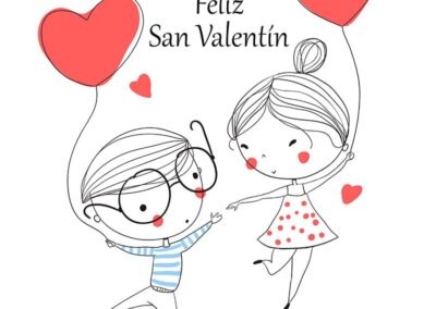 imagenes de san valentin para colorear